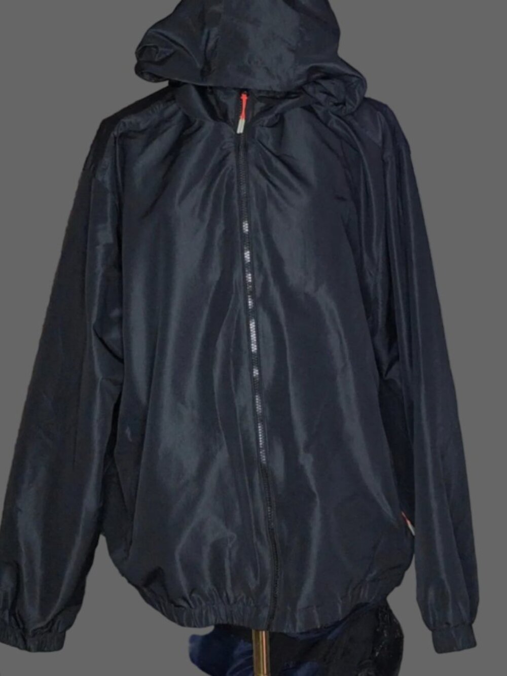 Ozark Trail Black Hooded Windbreaker Jacket – XL